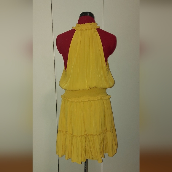 BCBG Maxazria yellow summer dress - Picture 5 of 6